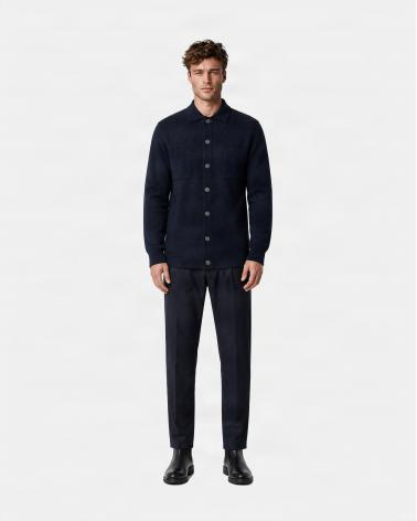 CARDIGAN D FIESOLI 00016 BOUTONNE NOIR