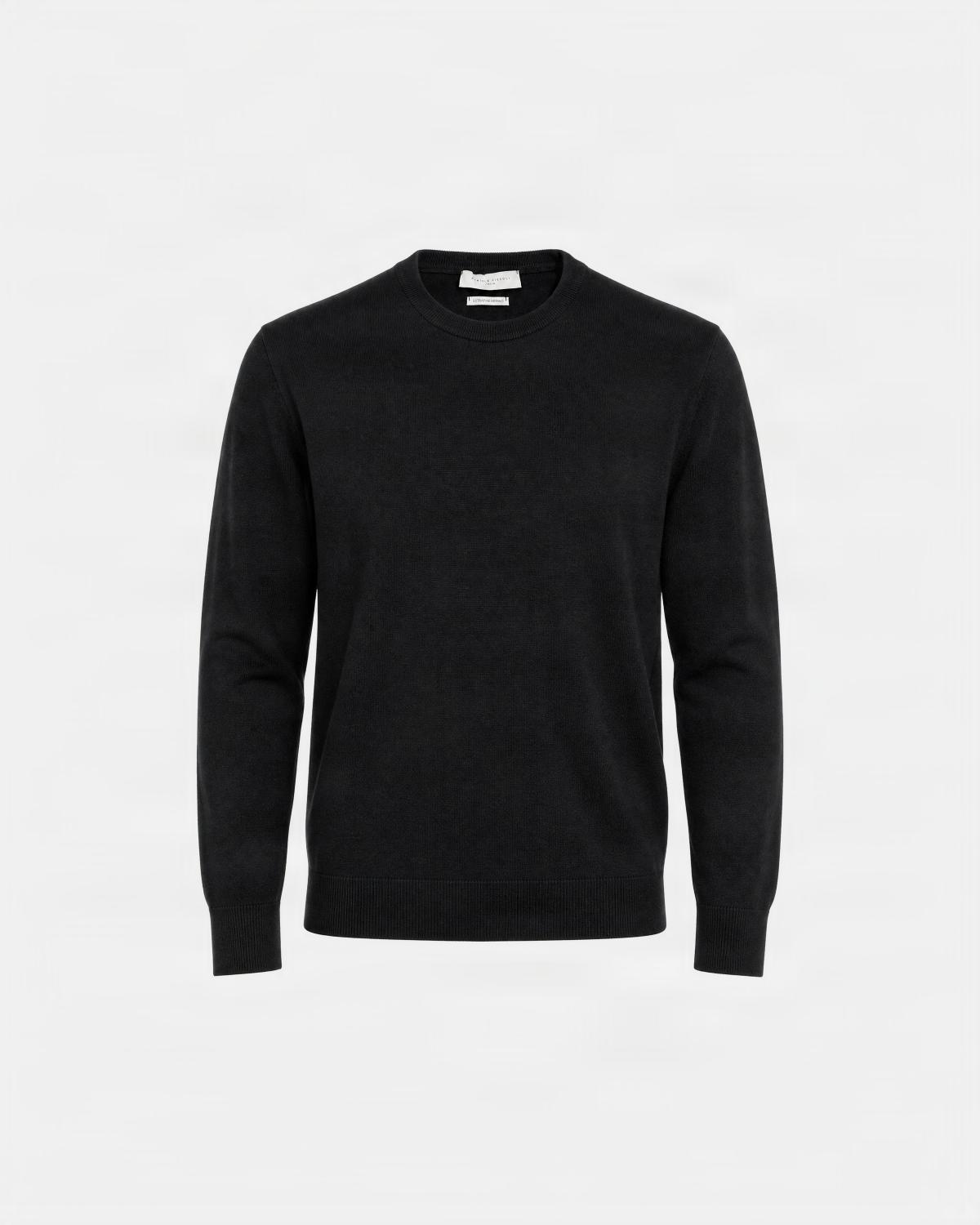 PULL COL ROND  D FIESOLI 9045 NOIR