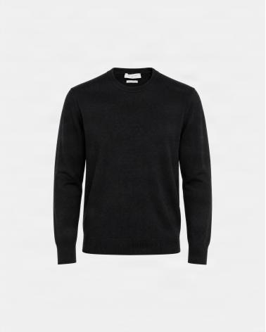 PULL COL ROND  D FIESOLI 9045 NOIR