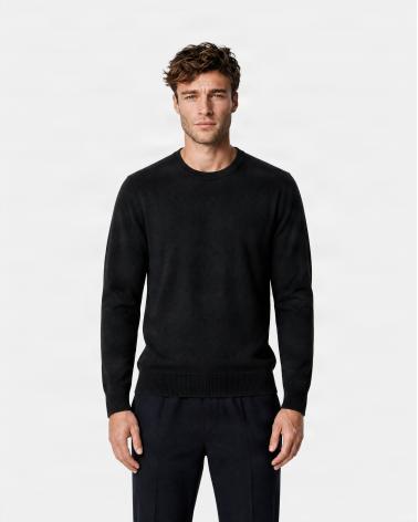 PULL COL ROND  D FIESOLI 9045 NOIR