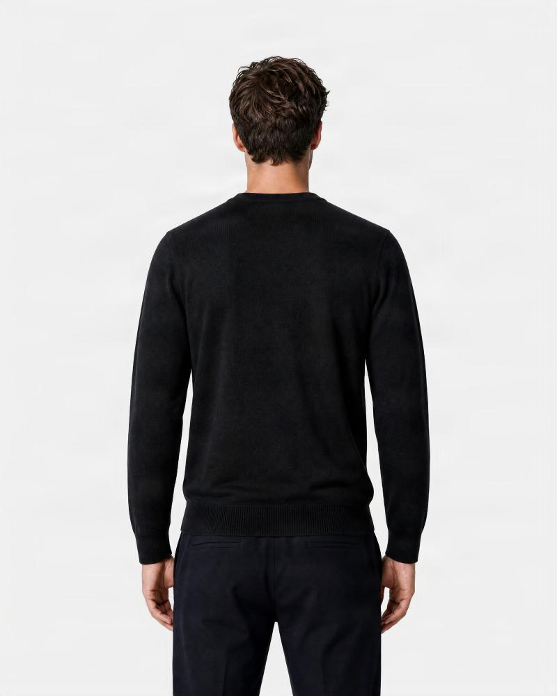 PULL COL ROND  D FIESOLI 9045 NOIR