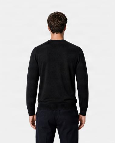 PULL COL ROND  D FIESOLI 9045 NOIR