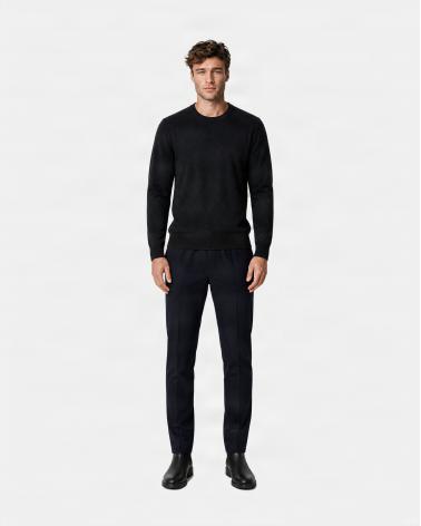 PULL COL ROND  D FIESOLI 9045 NOIR