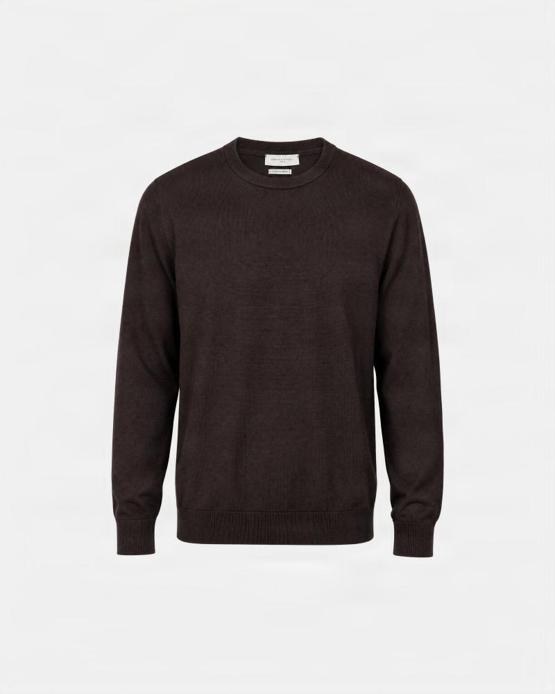 PULL COL ROND  D FIESOLI 9045 MARRON