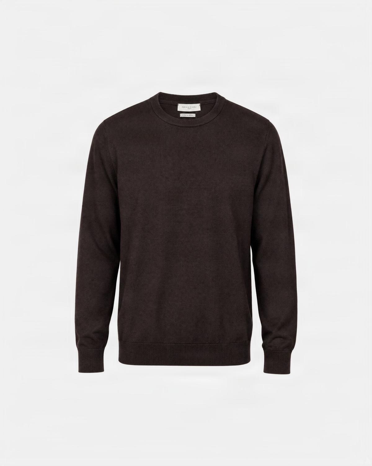 PULL COL ROND  D FIESOLI 9045 MARRON