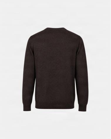 PULL COL ROND  D FIESOLI 9045 MARRON