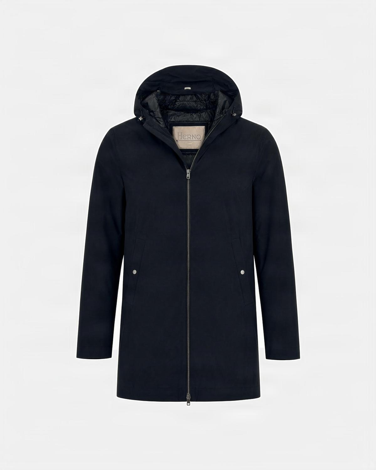 PARKA HERNO RESORT EN NYLON QUADRI-EXTENSIBLE