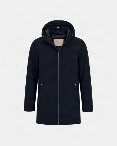PARKA HERNO RESORT EN NYLON QUADRI-EXTENSIBLE