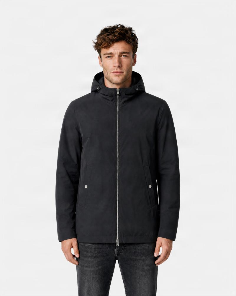 PARKA HERNO RESORT EN NYLON QUADRI-EXTENSIBLE