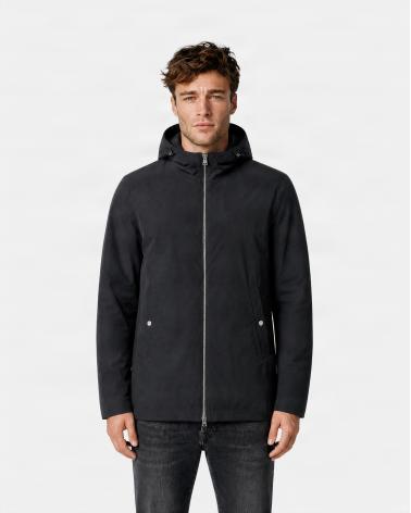 PARKA HERNO RESORT EN NYLON QUADRI-EXTENSIBLE