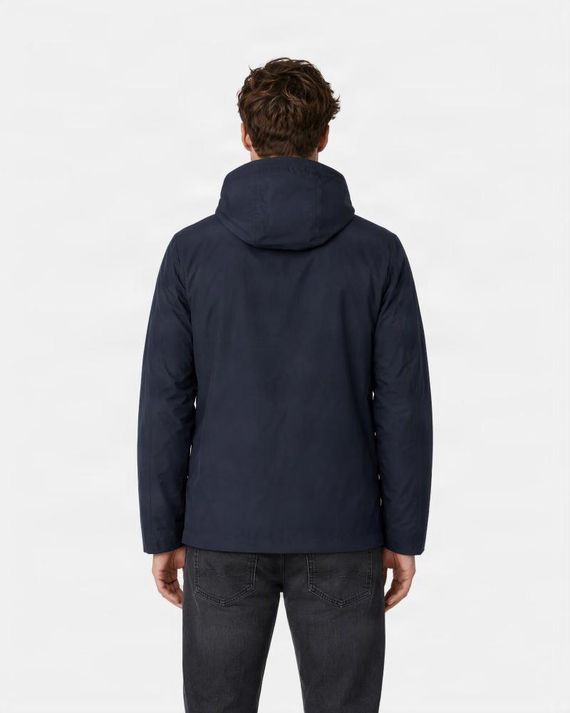 PARKA HERNO RESORT EN NYLON QUADRI-EXTENSIBLE