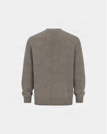 PULL COL ROND TAGLIATORE NOBHIL PUR CASHMERE BEIGE