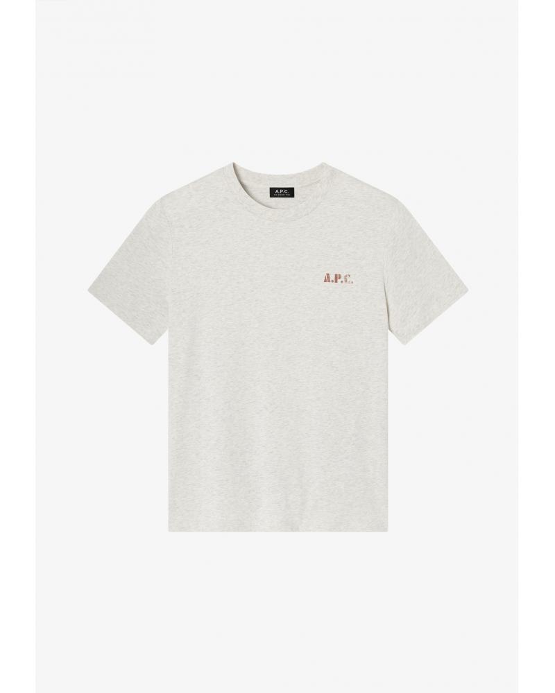 TEE SHIRT A.P.C. GOTS ECRU CHINÈ