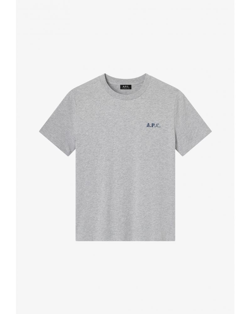 TEE SHIRT A.P.C. GOTS GRIS CHINE