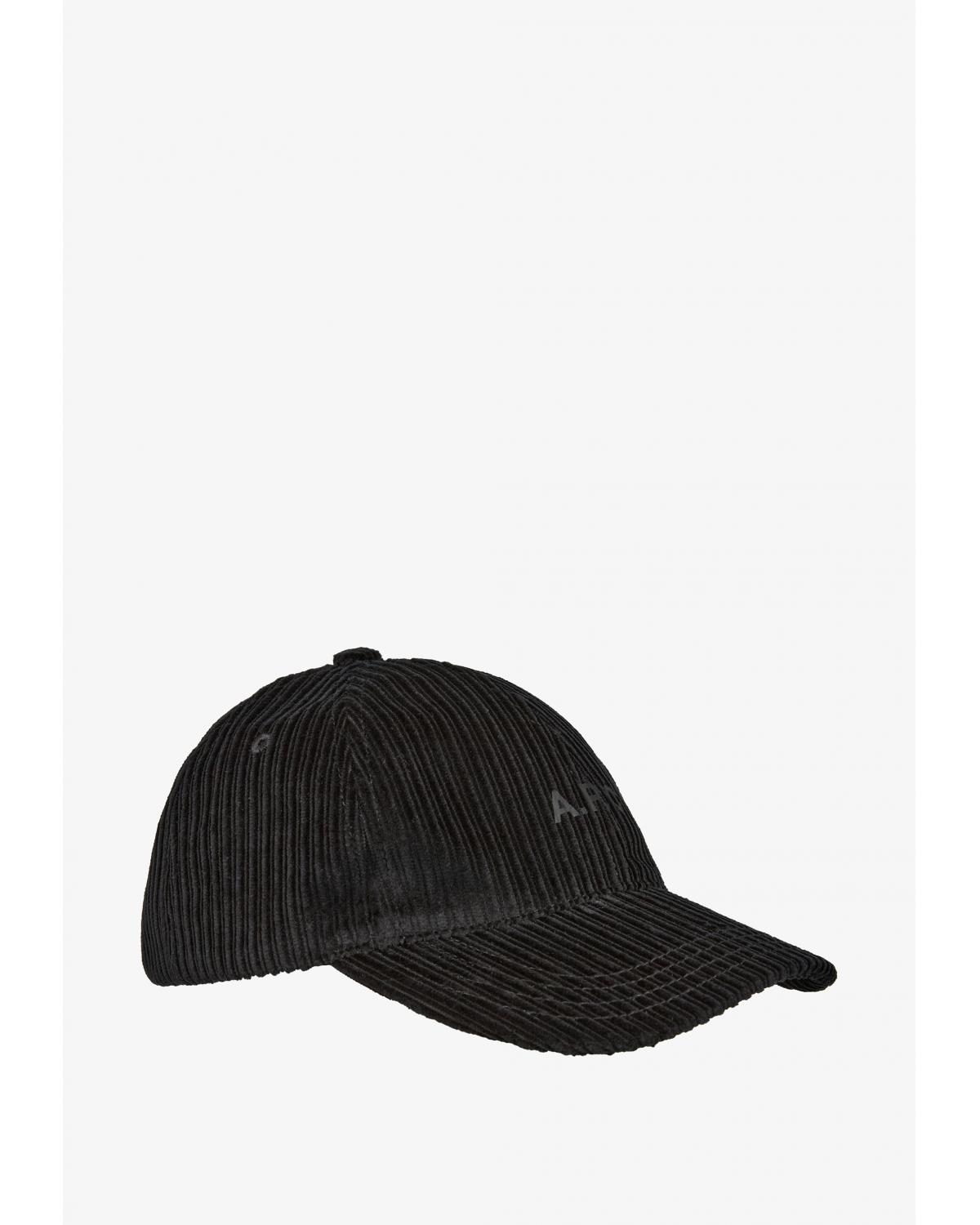CASQUETTE CHARLIE VELOURS NOIR