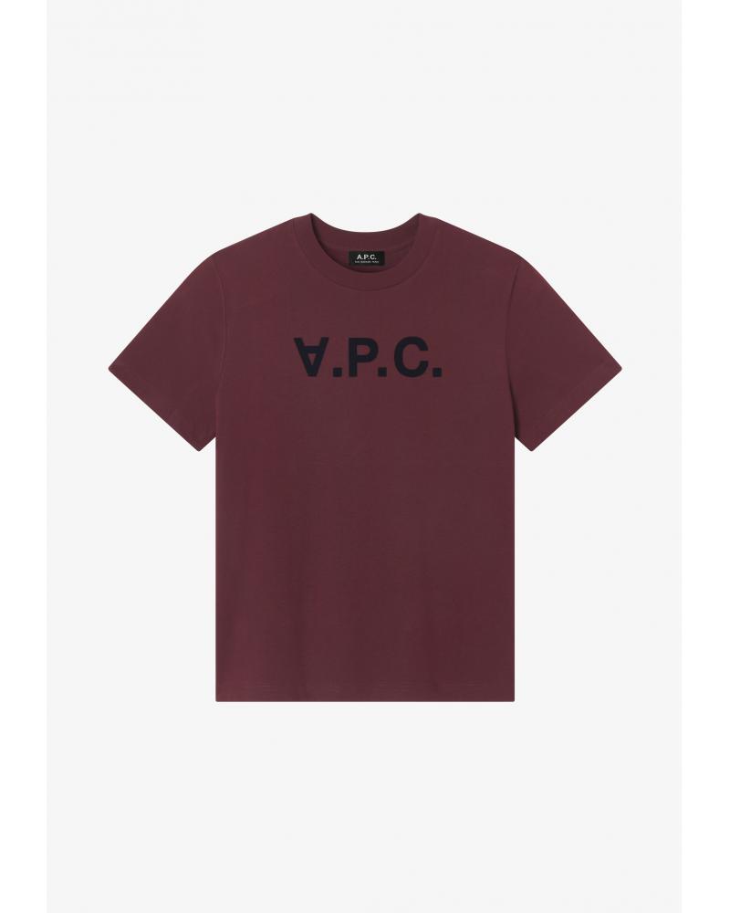 TEE SHIRT A.P.C.GRAND VPC  GOTS BORDEAUX