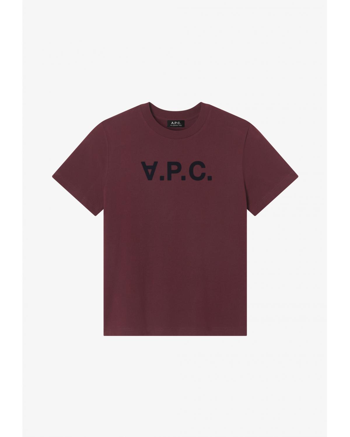 TEE SHIRT A.P.C.GRAND VPC  GOTS BORDEAUX