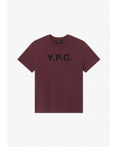 TEE SHIRT A.P.C.GRAND VPC  GOTS BORDEAUX