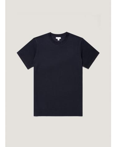 TEE SHIRT SUNSPEL PIQUE MARINE