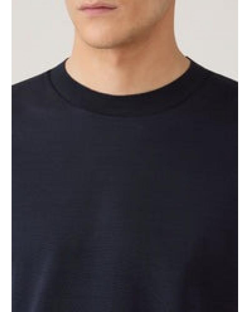 TEE SHIRT SUNSPEL PIQUE MARINE