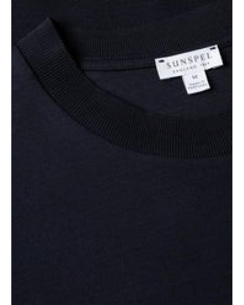 TEE SHIRT SUNSPEL PIQUE MARINE