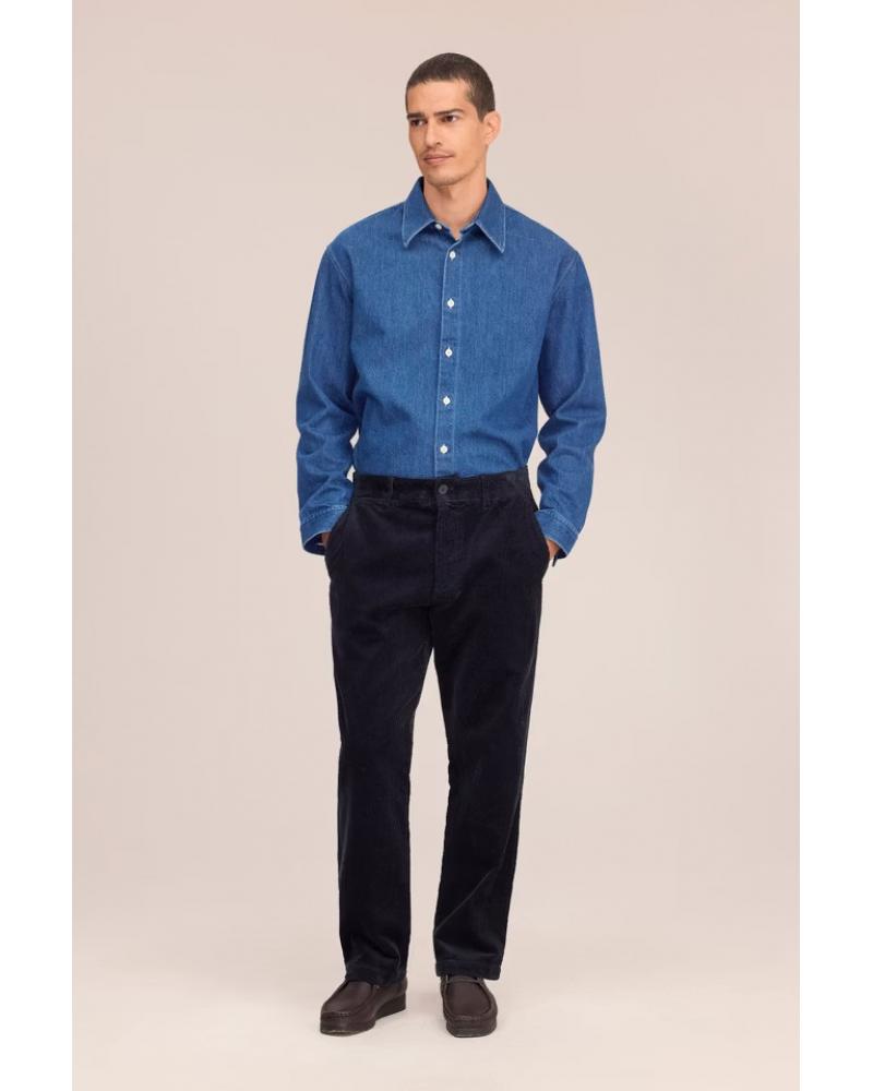 Pantalon ADEN NN.07 Velours côtelé Deep Navy MARINE