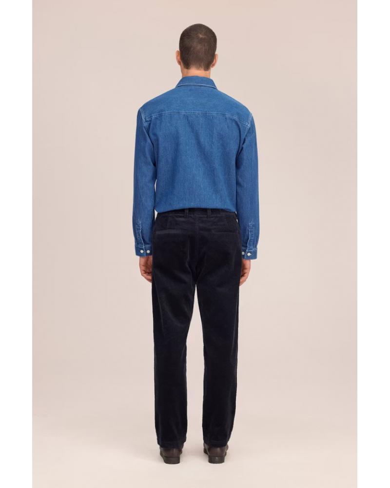 Pantalon ADEN NN.07 Velours côtelé Deep Navy MARINE