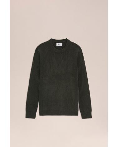 PULL NN.07 DANNY  COL ROND DARK ARMY  KAKI