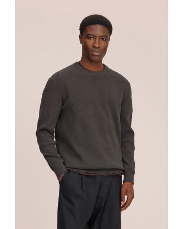 PULL NN.07 DANNY  COL ROND DARK ARMY  KAKI