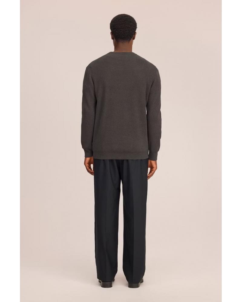 PULL NN.07 DANNY  COL ROND DARK ARMY  KAKI