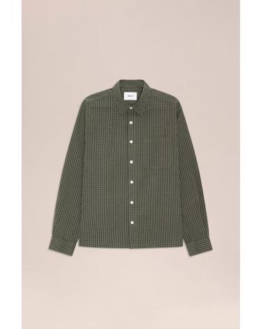 CHEMISE NN.07 DEON CARREAUX VERT