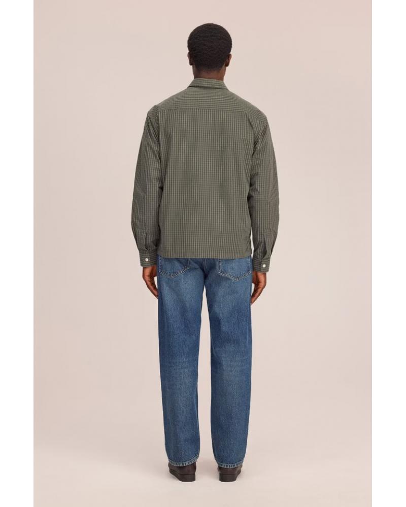 CHEMISE NN.07 DEON CARREAUX VERT