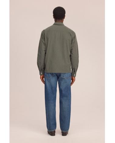 CHEMISE NN.07 DEON CARREAUX VERT