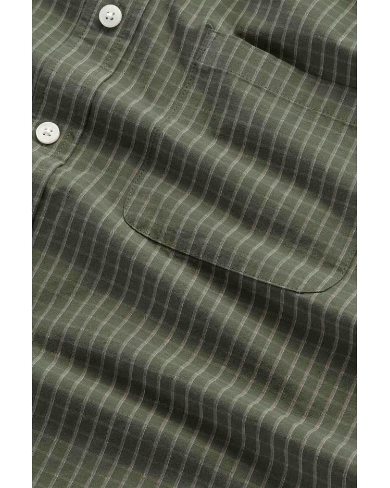 CHEMISE NN.07 DEON CARREAUX VERT