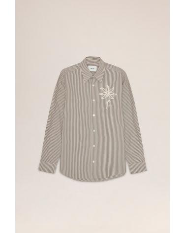 CHEMISE NN.07 QUINSY RAURES MARRON