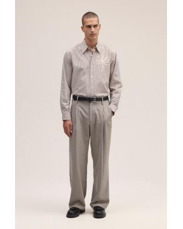 CHEMISE NN.07 QUINSY RAURES MARRON