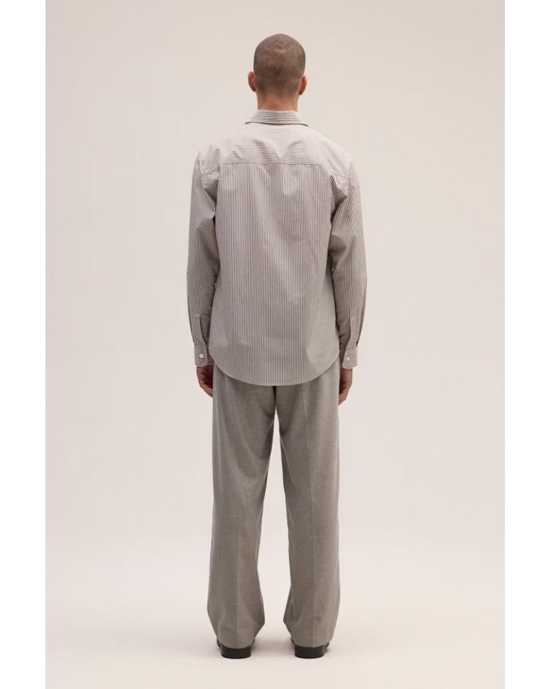 CHEMISE NN.07 QUINSY RAURES MARRON
