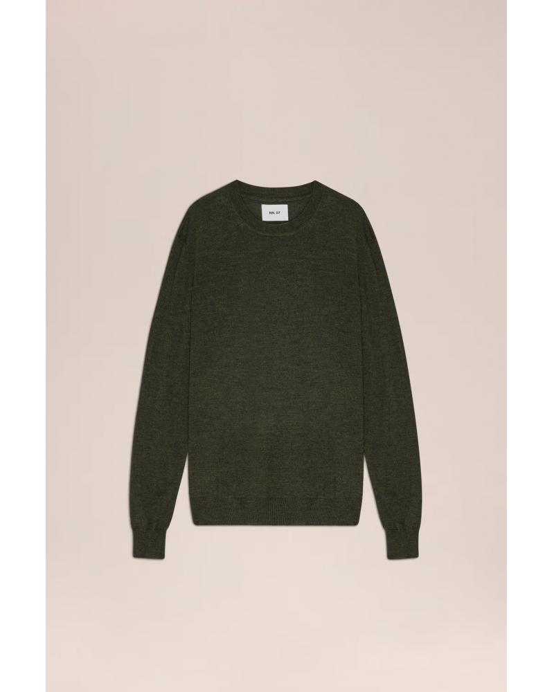 PULL COL ROND NN.07 TED GRIS