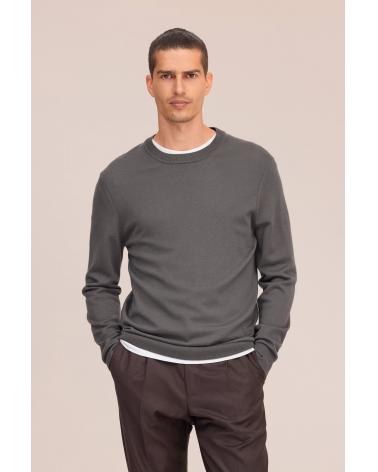 PULL COL ROND NN.07 TED GRIS