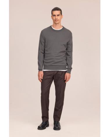 PULL COL ROND NN.07 TED GRIS