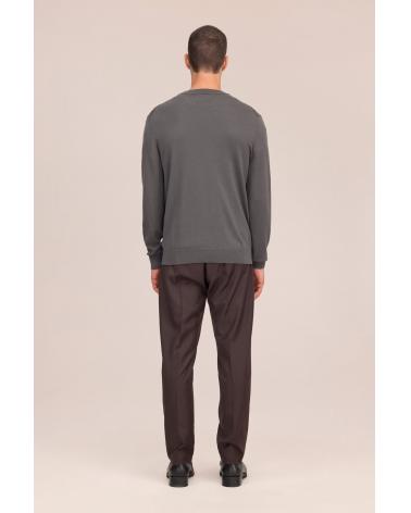 PULL COL ROND NN.07 TED GRIS