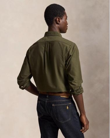 CHEMISE RALPH LAUREN OXFORD OLIVE KAKI