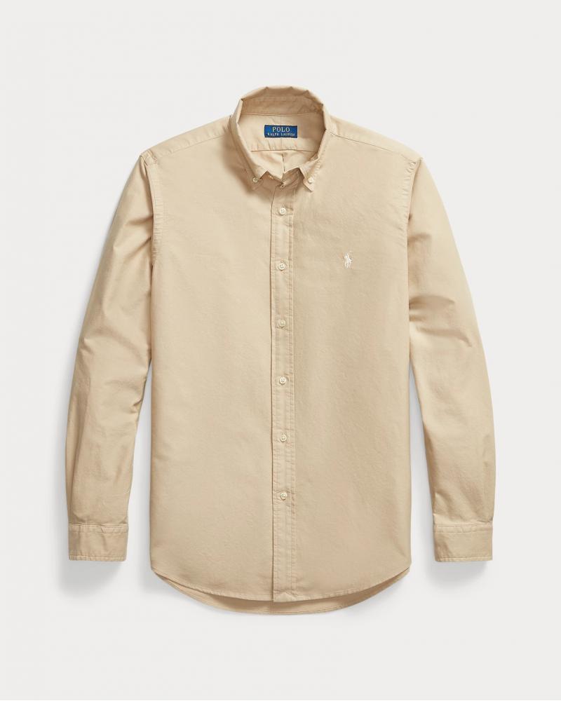 CHEMISE RALPH LAUREN OXFORD BEIGE