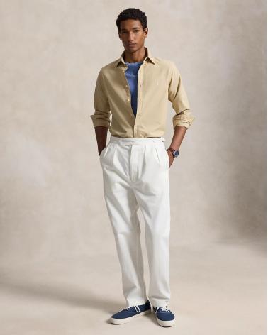 CHEMISE RALPH LAUREN OXFORD BEIGE