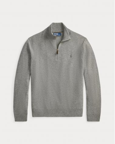 PULL DEMI RALPH LAUREN  LAINE GRIS