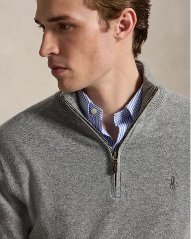 PULL DEMI RALPH LAUREN  LAINE GRIS