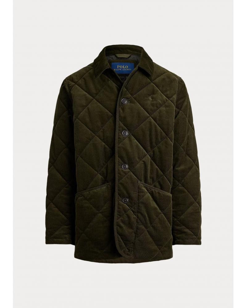 VESTE RALPH LAUREN VELOURS KAKI
