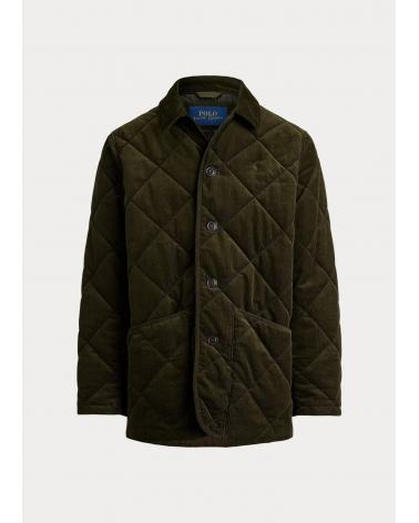 VESTE RALPH LAUREN VELOURS KAKI