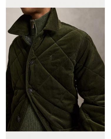 VESTE RALPH LAUREN VELOURS KAKI
