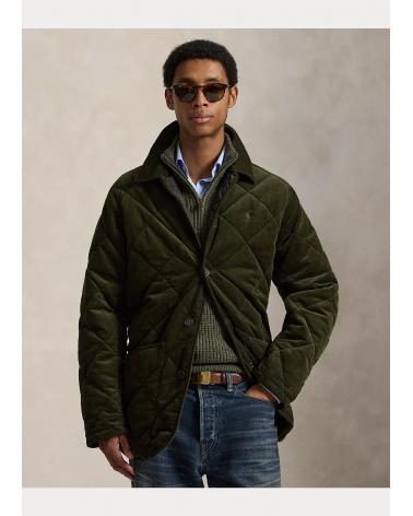 VESTE RALPH LAUREN VELOURS KAKI